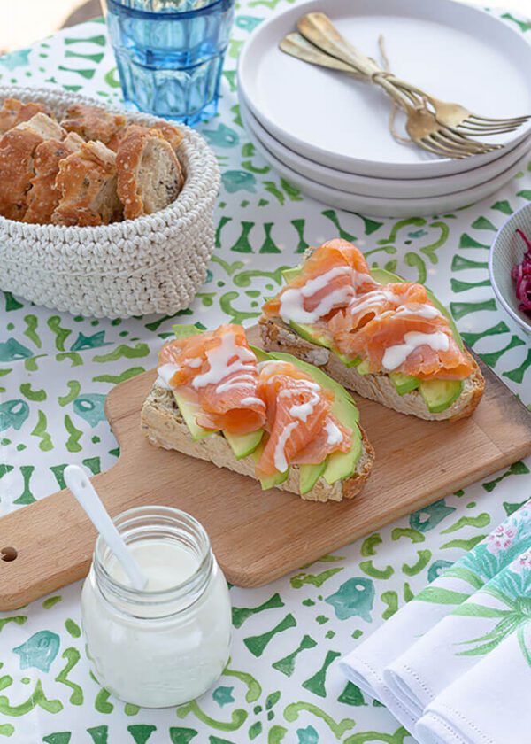 AVOCADO TOAST CON MAIONESE ALL’ACQUAFABA