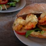 PO' BOY SANDWICH - panino, particolare sulla salsa