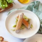 PIATTO DI CANNOLI DI PASTA FILLO CON MOUSSE DI MORTADELLA FOTO QUADRATA