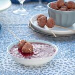 POLPETTE PICCANTI CON SALSA DI SUSINE AGRODOLCE