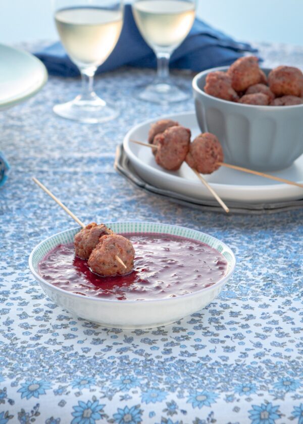 POLPETTE PICCANTI CON SALSA AGRODOLCE DI SUSINE